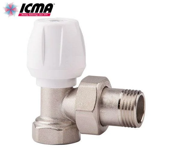 Кран радіаторний ICMA 3/4" кутовий верхній