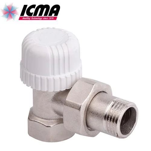 Кран радіаторний термостатичний ICMA 1/2" М28х1,5 кутовий