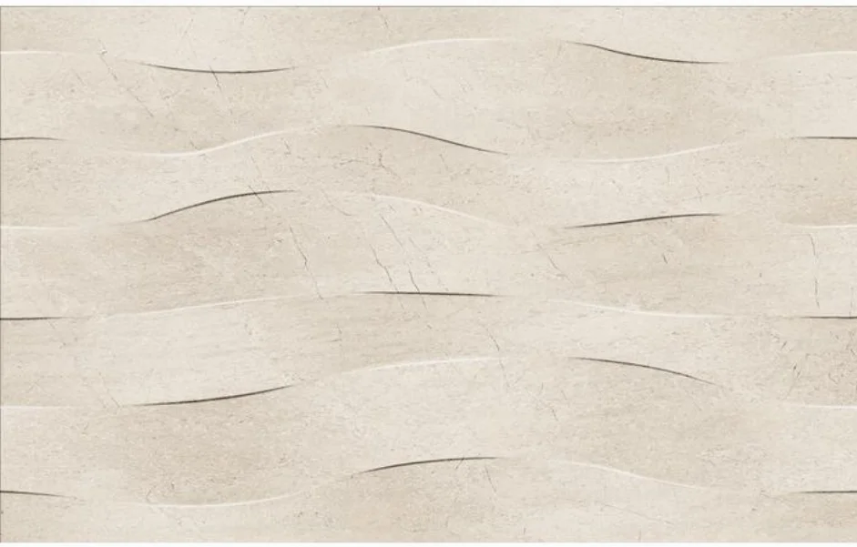 Плитка настінна Summer Stone Wave Бежевий 250x400x8 Golden Tile