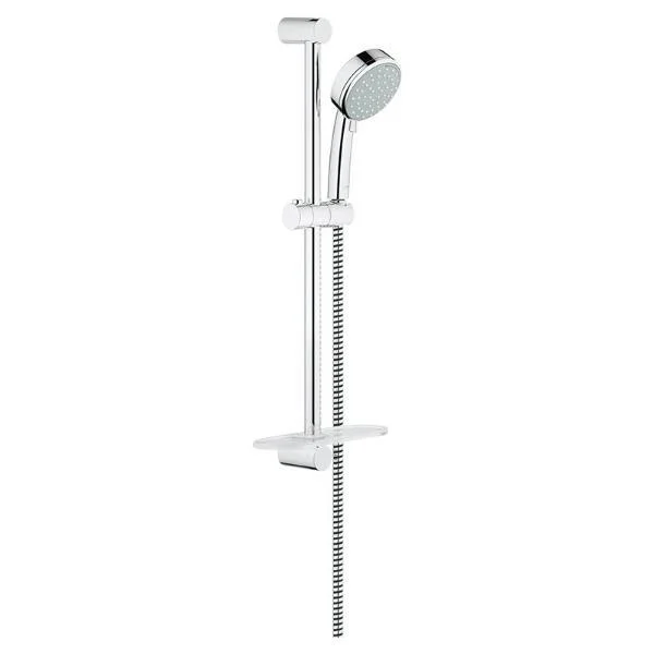 Душовий гарнітур Grohe New Tempesta Cosmopolitan 100 2jet, штанга 600 мм, з мильницею