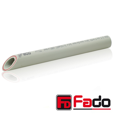 Труба ППР скловолокно Fado PP-RCT Fiber PN20 Ø 90×15.0 мм (уп. 8 м)