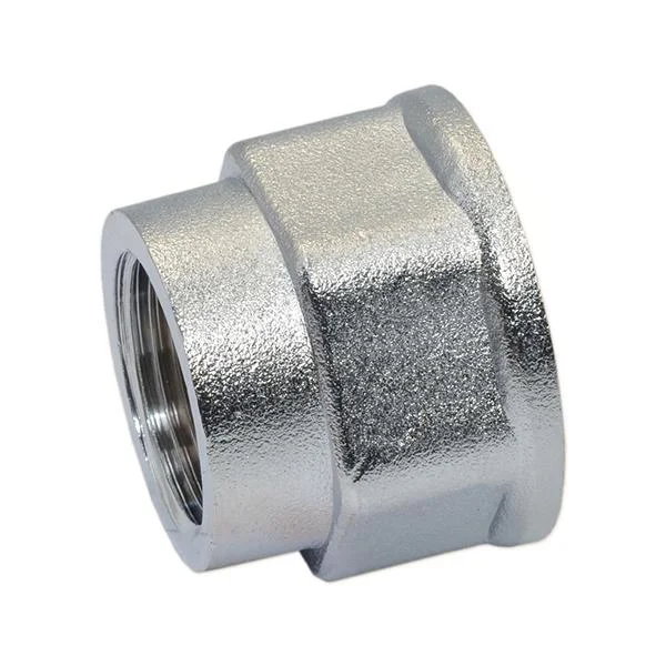 Муфта редукционная хром Pattaroni Ø 1-1/4"×2" внутренняя резьба
