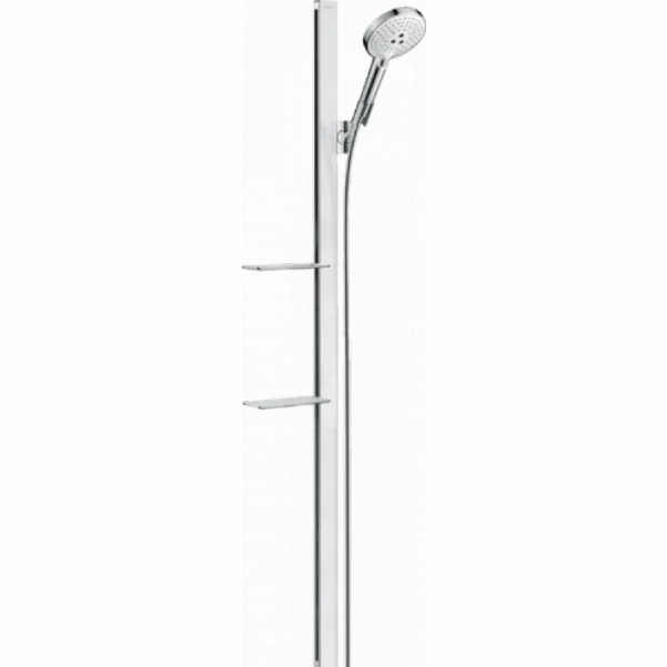 Душовий набір Hansgrohe Raindance Select S 120 3jet з душовою стійкою і мильницею 27646400