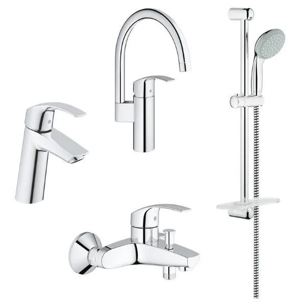 Набір змішувачів GROHE Eurosmart (23324001+33300002+27926000+33202002)