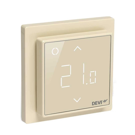 Терморегулятор DEVIreg Smart +5...+45 °С (сенсорсный слонова кістка)