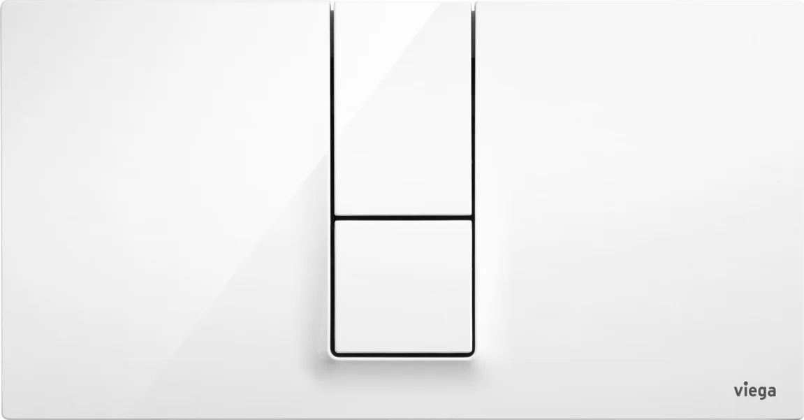 Змивна клавіша VIEGA Visign for Style 14, біла (654689)