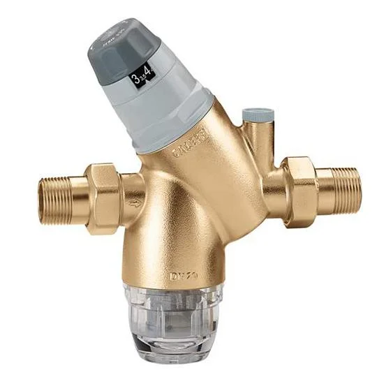 Редуктор давления CALEFFI Ø 1/2" со шкалой, с фильтром, без манометра