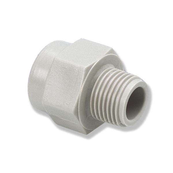 Переход PPR Ekoplastik Ø 40×1-1/4" с наружной пластиковой резьбой