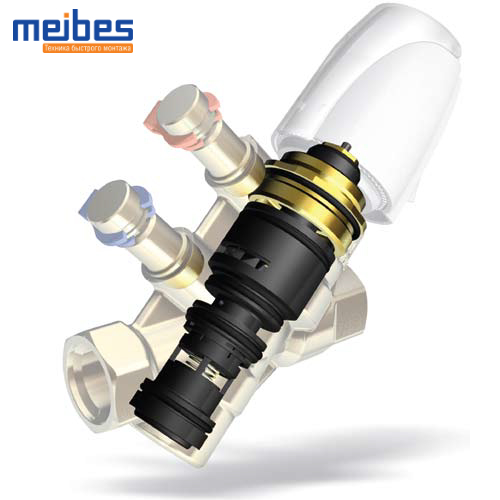 MEIBES BALLOREX Dynamic Ду20S PN25 с подключением электропривода